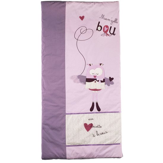 Mam'zelle Bou édredon 120x60 Violet 60 x 120 cm de Sauthon Baby's Sweet Home