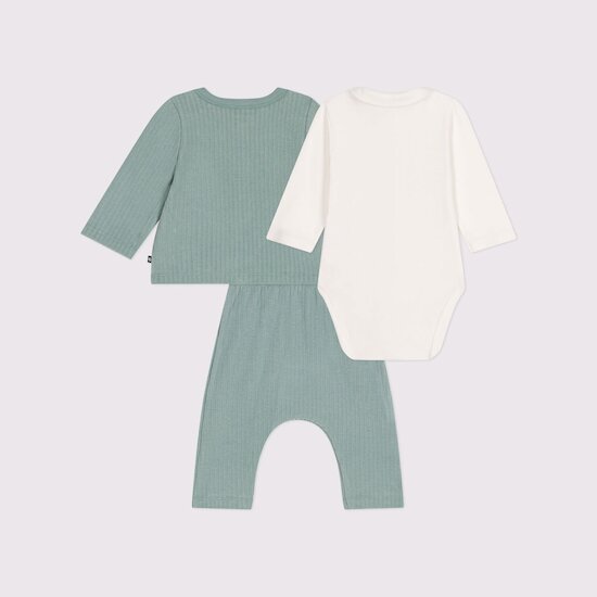 Ensemble 3 pièces en velours Paul  de Petit Bateau Ensemble 3 pièces en velours Paul  de Petit Bateau
