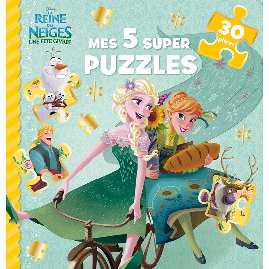 Reine des Neiges Fête Givrée 5 Super Puzzles