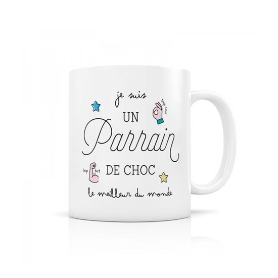 Annonce parrain  Idée cadeau de mug annonce futur parrain