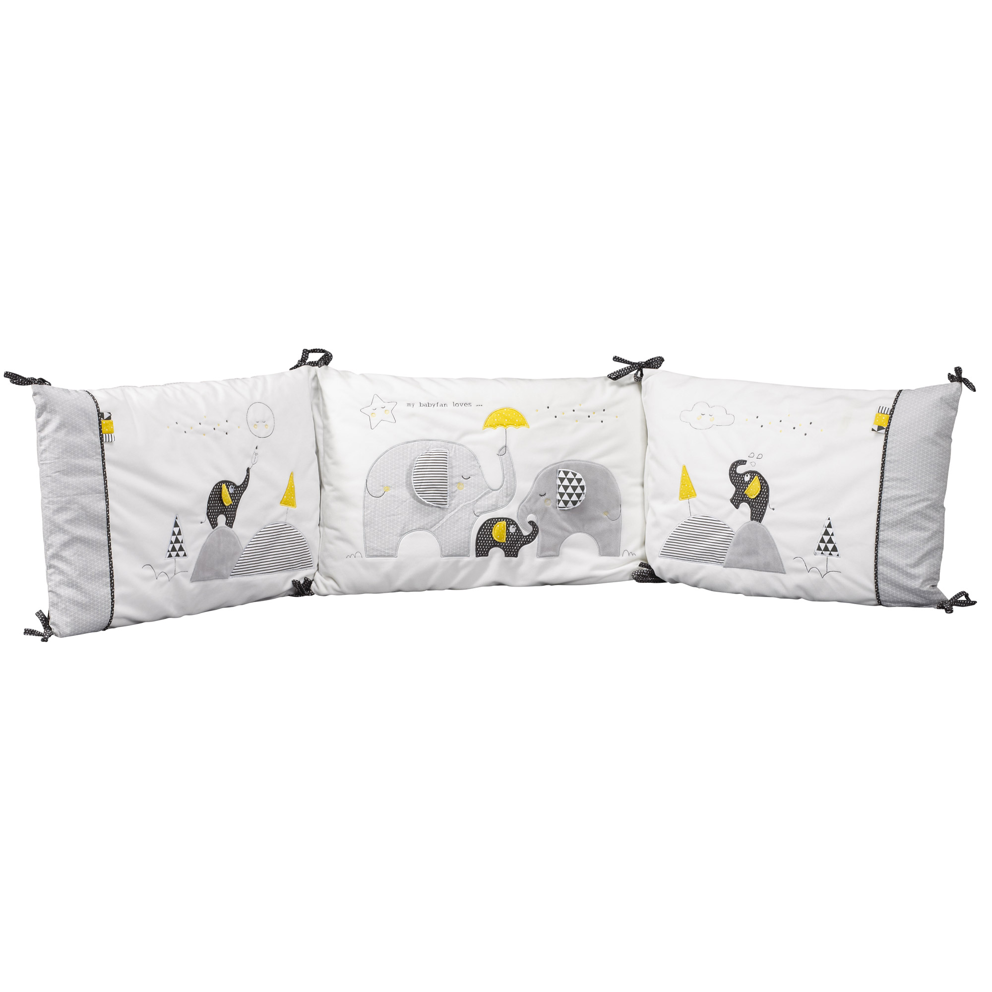 Babyfan Tour De Lit Gris De Sauthon Baby Deco Tours De Lit Aubert