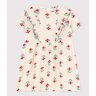 Robe manches courtes bébé  en gaze de coton imprimée
