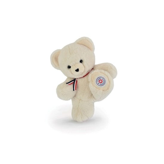 Ours en Peluche Articulé Français Ivoire 25 cm de L'ours français