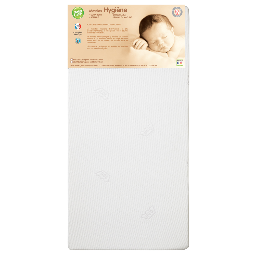 Matelas Hygiene Blanc 70 X 140 Cm De Babycalin Matelas Bebe Aubert Matelas Hygiene Blanc 70 X 140 Cm De Babycalin Matelas Bebe Aubert