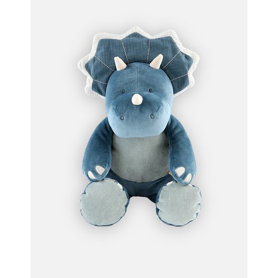 Peluche medium Ops en veloudoux Bleu  de Noukies