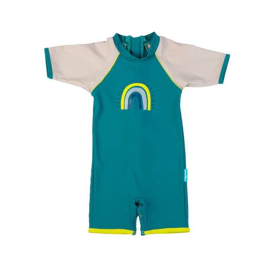 Combinaison de bain bébé anti UV Java Bleu canard  de Les Petits Protégés