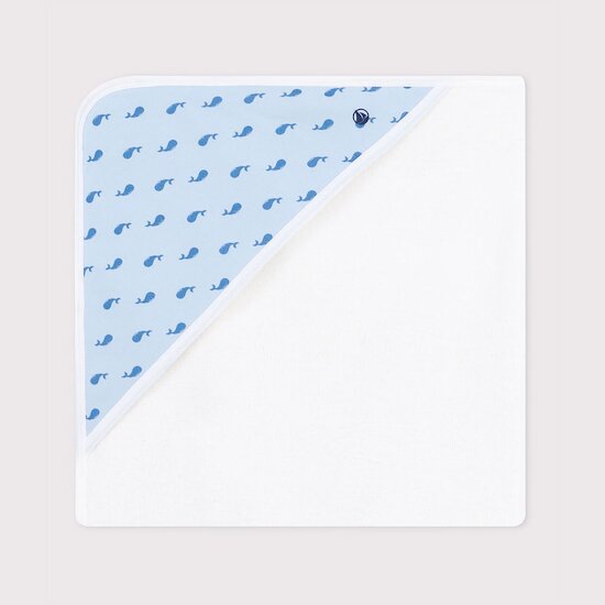 Carré de bain en coton Toudou / Alaska  de Petit Bateau