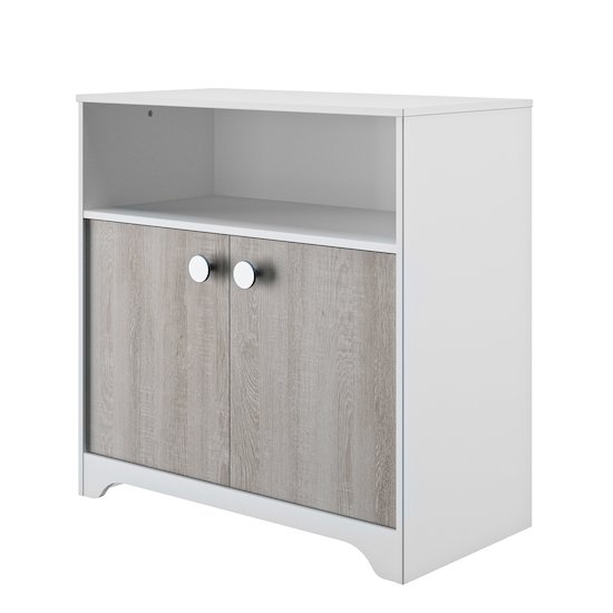 Marius commode 2 portes Chêne cérusé  de Galipette Marius commode 2 portes Chêne cérusé  de Galipette