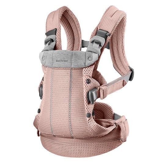 Porte-bébé Harmony Rose poudré mesh 3D  de BabyBjörn