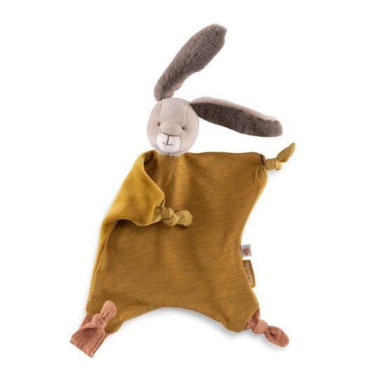 Trois petits lapins Doudou Lapin Ocre  de Moulin Roty