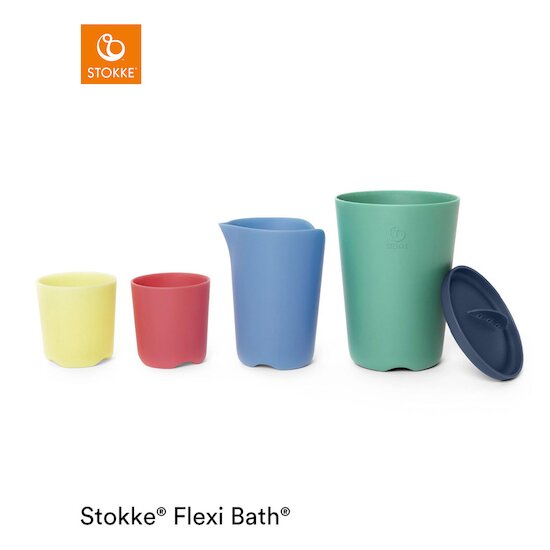Flexi Bath® tasses jouets Multicolore  de Stokke®