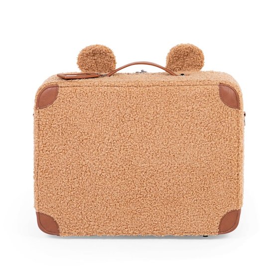 Teddy Valise Mini Traveler Teddy Brun  de Childhome Teddy Valise Mini Traveler Teddy Brun  de Childhome