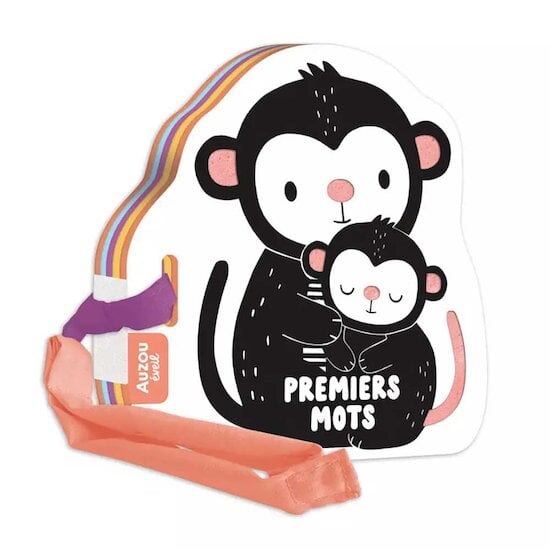 Mon premier livre poussette Noir & Blanc Premiers mots  de AUZOU