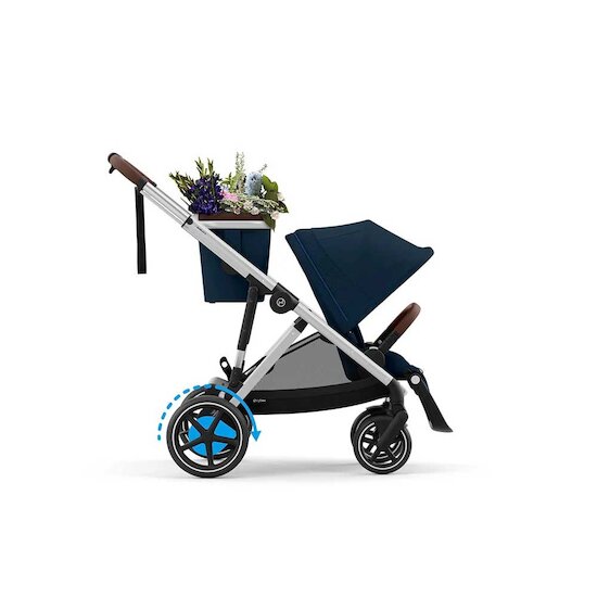 Poussette e-Gazelle S Ocean Blue  de CYBEX