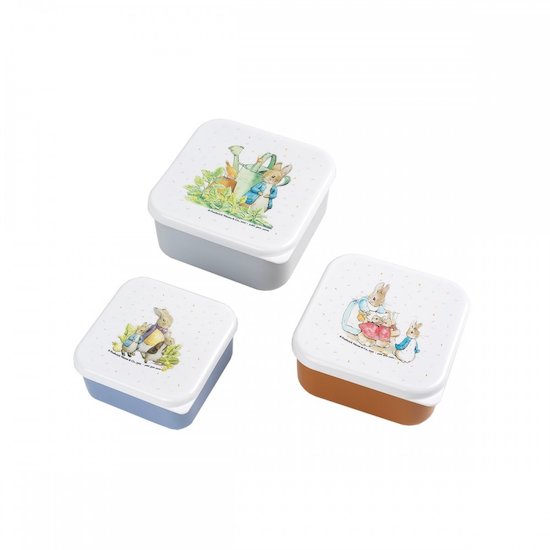 Set de 3 lunch box Pierre Lapin  de Petit Jour Paris