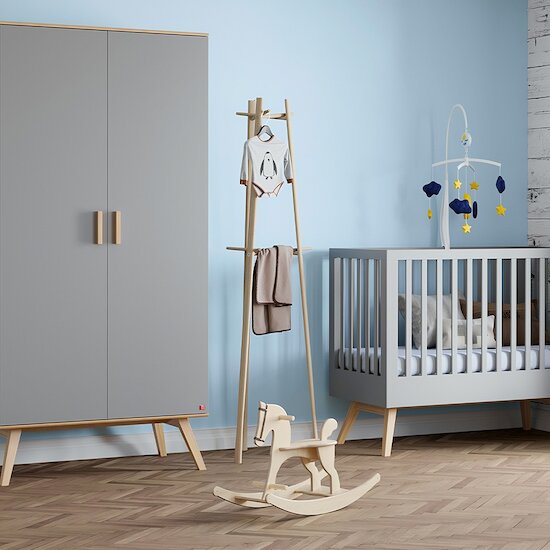 Nautis armoire 2 portes Gris  de Vox Nautis armoire 2 portes Gris  de Vox