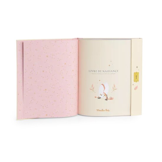 La Petite École de Danse Livre de Naissance Rose  de Moulin Roty La Petite École de Danse Livre de Naissance Rose  de Moulin Roty