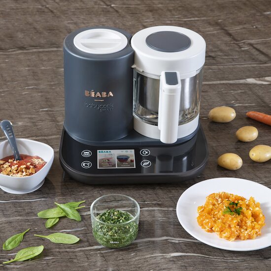 Robot cuiseur Babycook Smart® Charcoal Gris  de Béaba Robot cuiseur Babycook Smart® Charcoal Gris  de Béaba