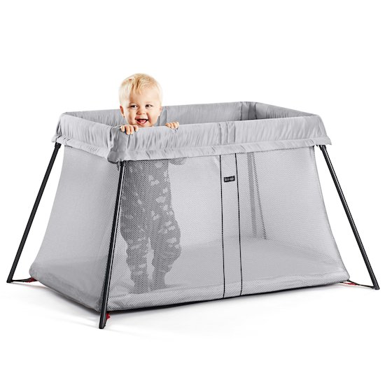 Lit de voyage Light + drap housse Argent  de BabyBjörn Lit de voyage Light + drap housse Argent  de BabyBjörn