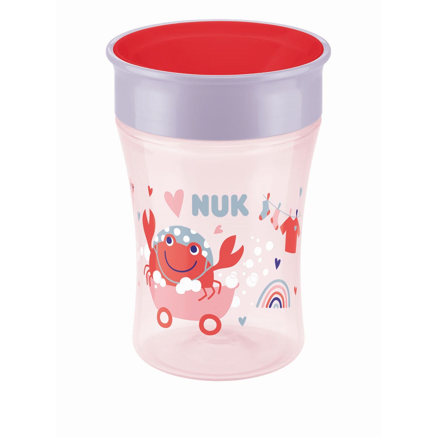 Magic Cup avec couvercle de protection Rouge de Nuk, Tasses & verres :  Aubert