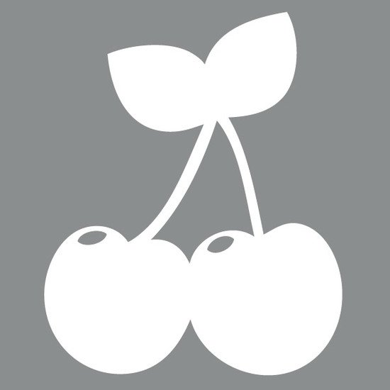 Stickers cerise Snow White M de Apple Pie Design