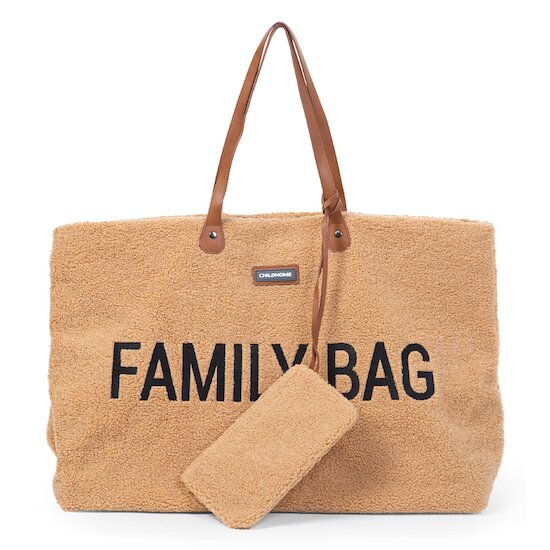 Teddy Family Bag Brun  de Childhome Teddy Family Bag Brun  de Childhome