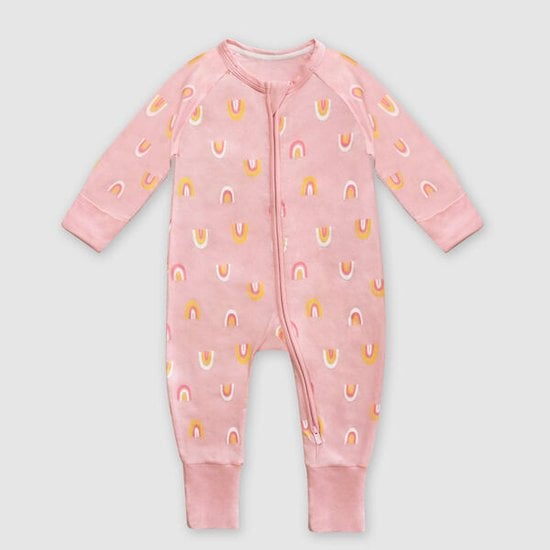 Pyjama Zippé Coton stretch Rainbow  de DIM Baby