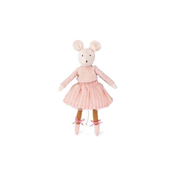 La Petite École de Danse Poupée Souris Anna Rose  de Moulin Roty La Petite École de Danse Poupée Souris Anna Rose  de Moulin Roty