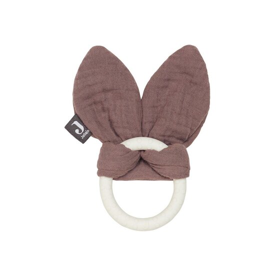 Anneau de Dentition en silicone Bunny Ears Chestnut  de Jollein