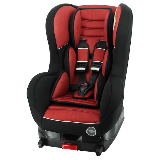 Siège groupe 0/1 Luxe isofix Chiné rouge  de Formula Baby