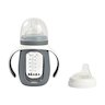 Biberon d'apprentissage 2en1 avec housse silicone