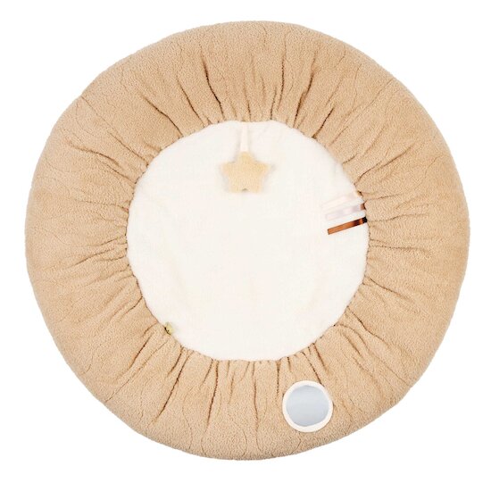 Teddy Tapis pouf d'évéil avec arches Caramel  de Nattou Teddy Tapis pouf d'évéil avec arches Caramel  de Nattou