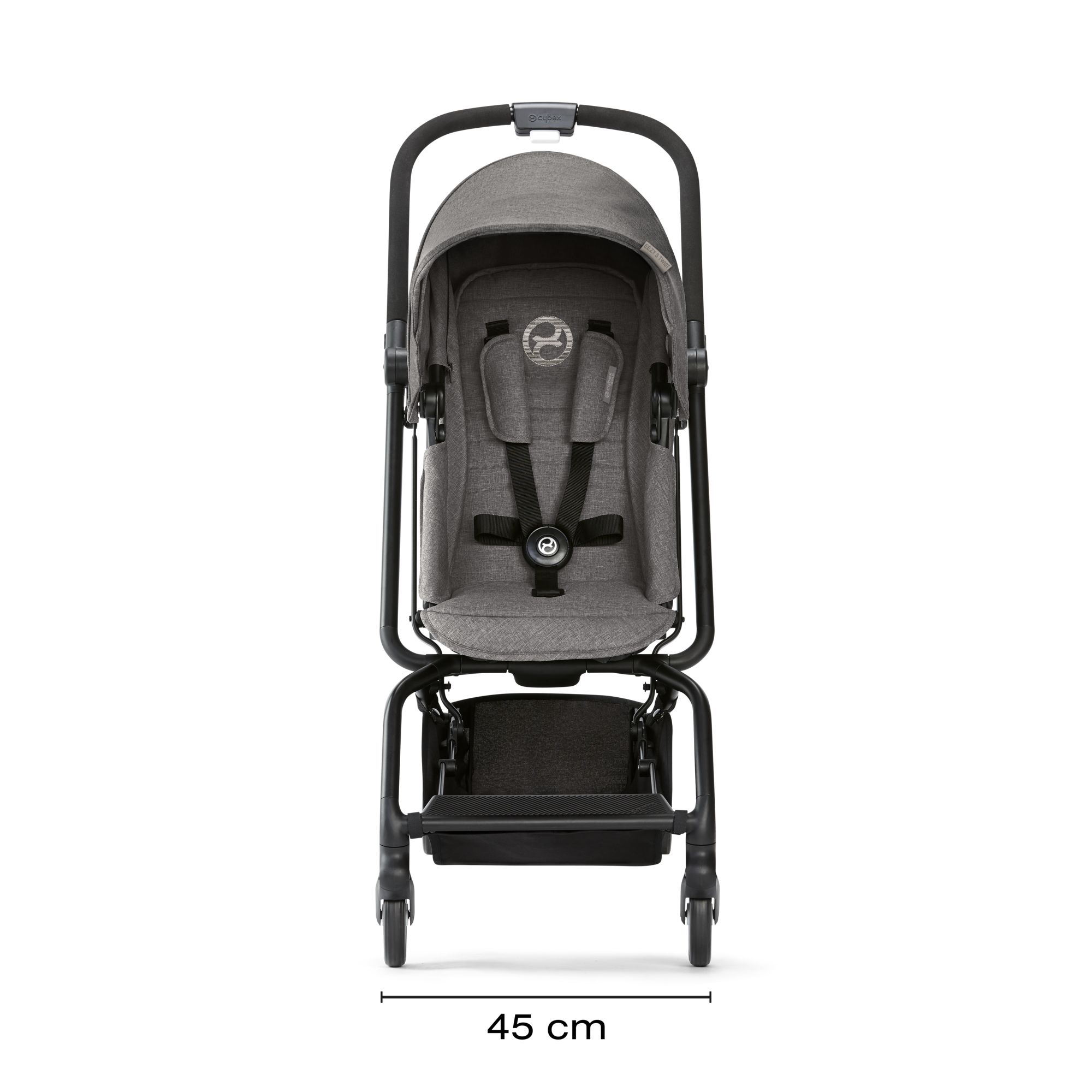 Eezy S Twist Strenght Dark Grey de CYBEX, Poussettes citadines : Aubert