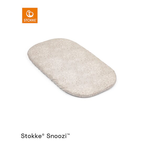 Draps-housses Snoozi™ Pissenlit beige/Crème vanille 45 x 81 cm de Stokke® Draps-housses Snoozi™ Pissenlit beige/Crème vanille 45 x 81 cm de Stokke®