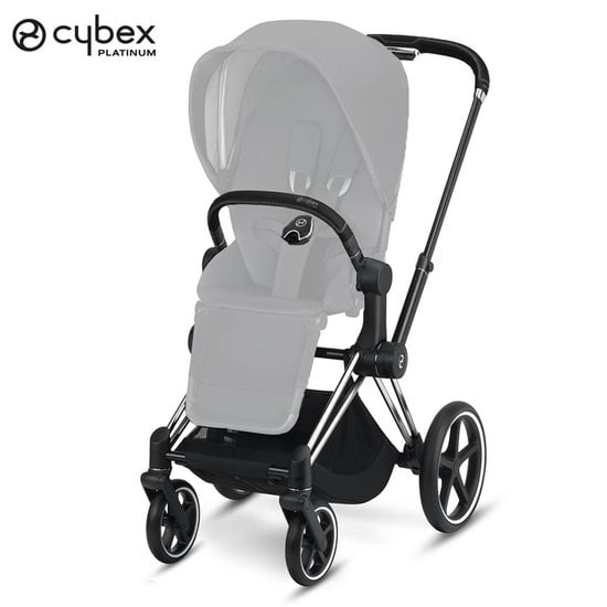 Priam 3 Châssis Chrome Simili Black  de CYBEX