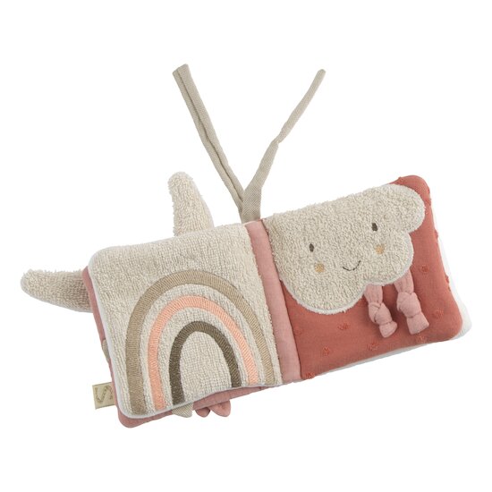 Livre d'éveil coton bio Petit Cœur Vieux Rose  de Sauthon Baby Déco Livre d'éveil coton bio Petit Cœur Vieux Rose  de Sauthon Baby Déco