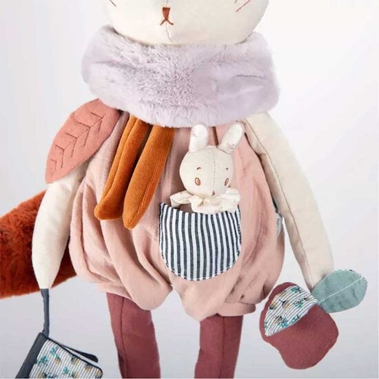 Après la pluie Lapin d'activités Rose  de Moulin Roty Après la pluie Lapin d'activités Rose  de Moulin Roty