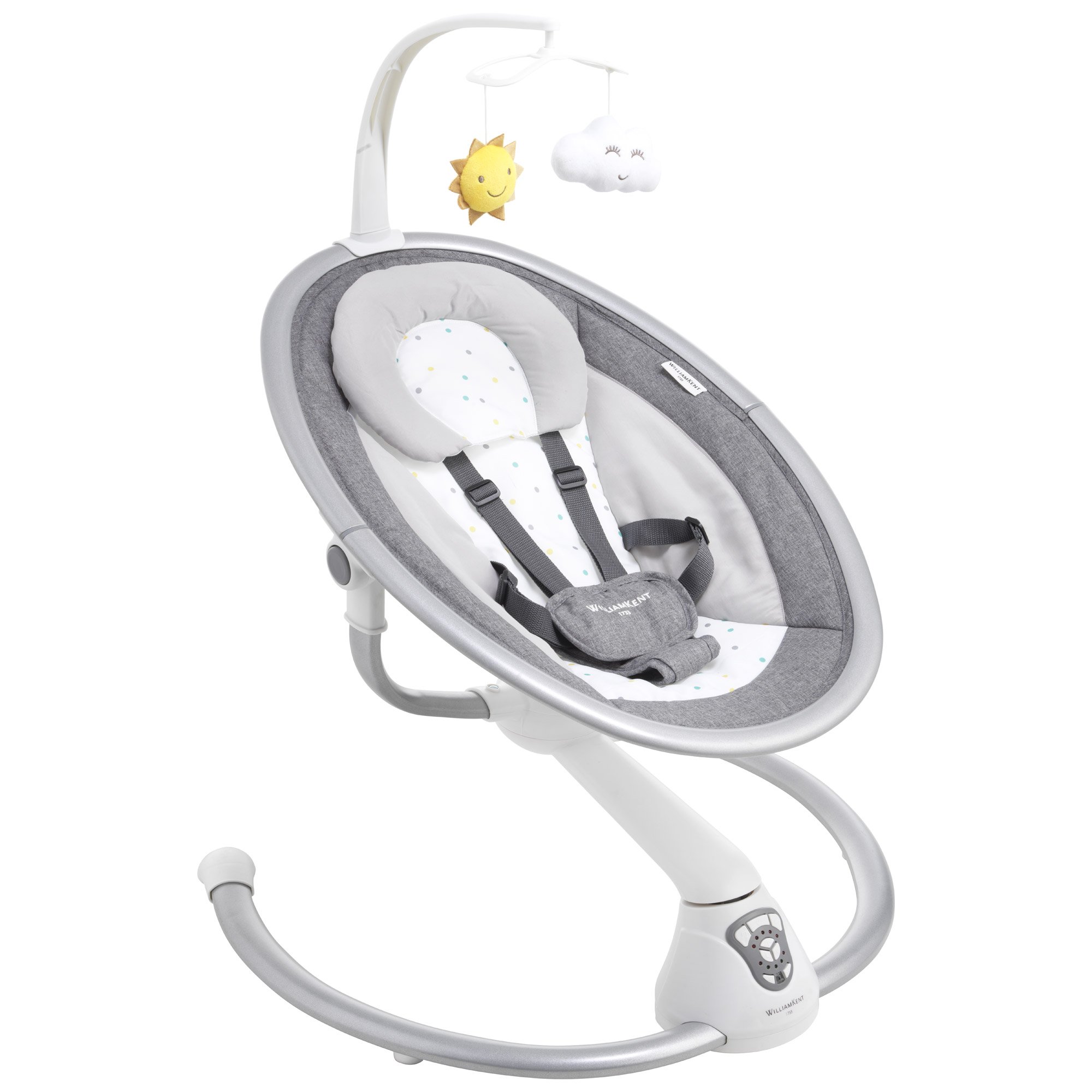Transat balancelle électrique pour bébé Baby Swing Gris CANGAROO Pas Cher 