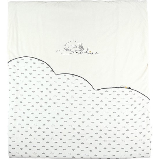 Timeless couverture veloudoux Blanc 100 x 140 cm de Noukies