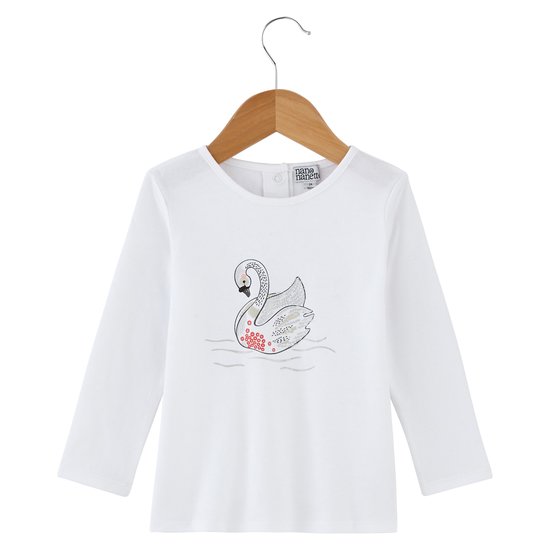 T-shirt cygne collection Amsterdam Forever Fille Blanc 6 mois de Nano & nanette
