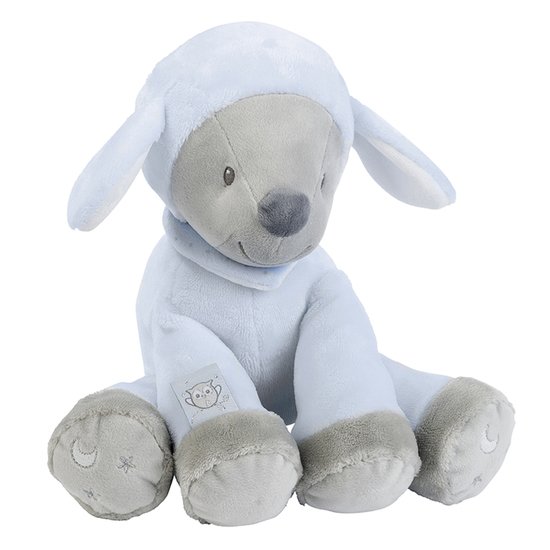 Sam & Toby peluche 28cm Sam le mouton  de Nattou