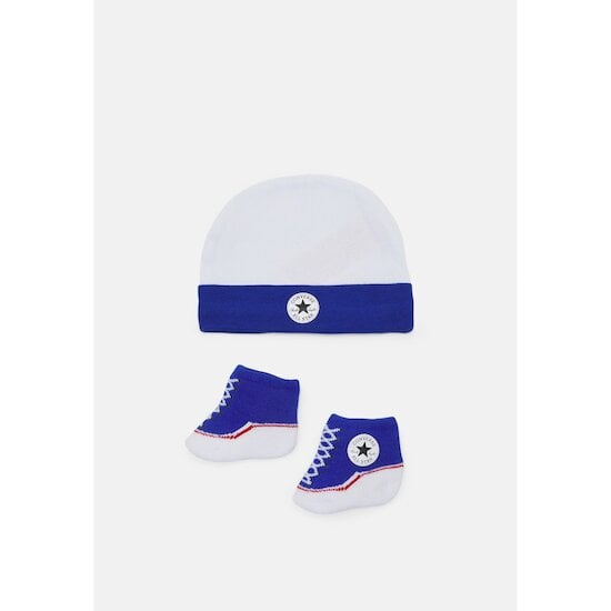 Bonnet avec Chaussons Bleu  de Converse Bonnet avec Chaussons Bleu  de Converse