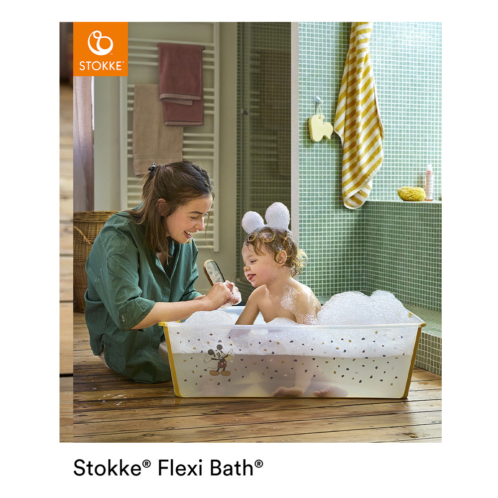 Baignoire Flexi Bath™ XL Mickey Celebration de Stokke®, Baignoires : Aubert  Belgique