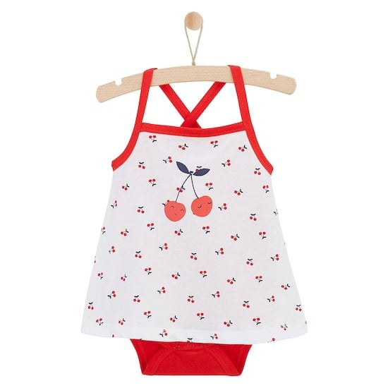 Summer Bodies Body robe Cherry Blanc/Rouge  de P'tit bisou