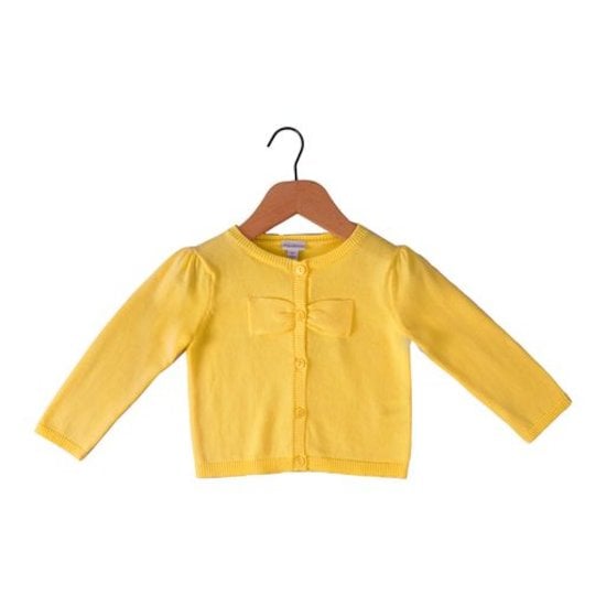 Marin Poétique Cardigan Jaune Cire  de P'tit bisou