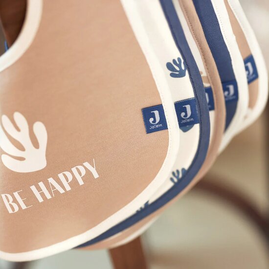 Lot 5 bavoirs Funky  de Jollein