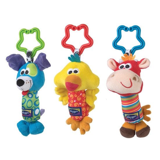 Trio peluches nomades   de Playgro