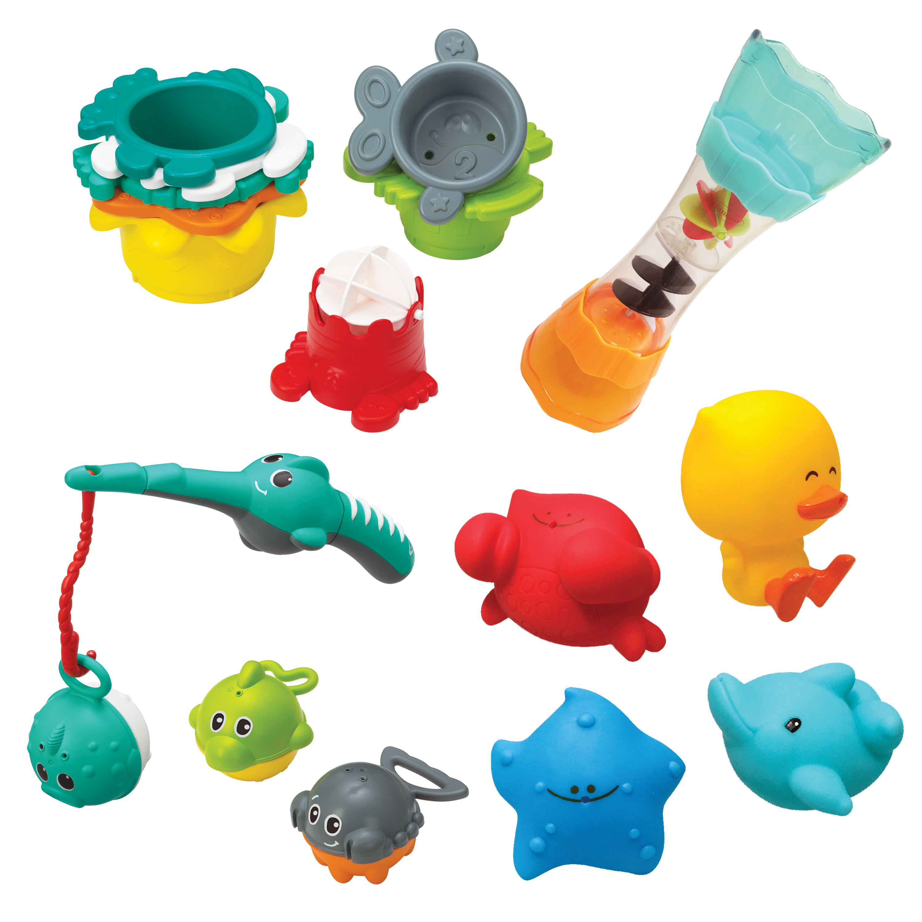 Coffret de bain 17 jouets Infantino Aubert