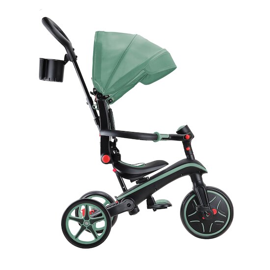 Tricycle Explorer Trike 4 en 1 pliable Olive  de Globber Tricycle Explorer Trike 4 en 1 pliable Olive  de Globber