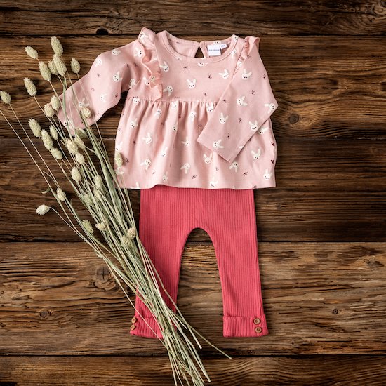 Look Little Explorers : T-shirt manches longues + legging   de P'tit bisou